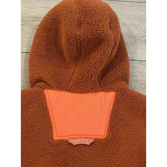 Free People FP Movement Lead The Pack Fleece Pullover Half Zip Coral Size Small - Picture 11 of 11